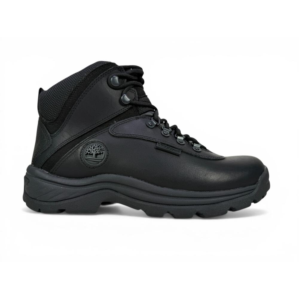 Timberland‎ White Ledge Mid Hiking Boots Mens 8 Black Leather Waterproof Outdoor